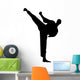 Martial Arts Silhouette Wall Decal