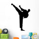 Martial Arts Silhouette Wall Decal