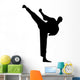Martial Arts Silhouette Wall Decal