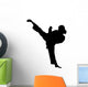 Martial Arts Silhouette Wall Decal