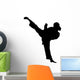 Martial Arts Silhouette Wall Decal