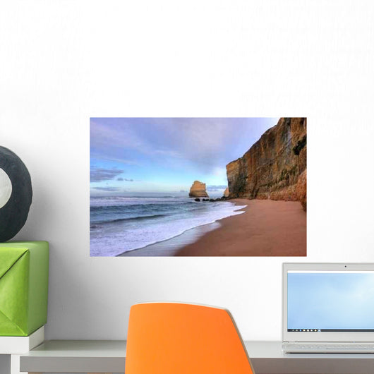 Coastal Cliff Landscape Wall Decal