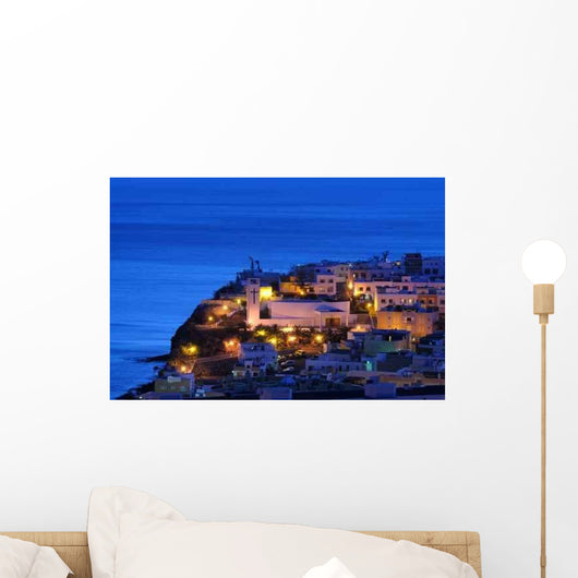 Town Morro Jable Night Wall Decal