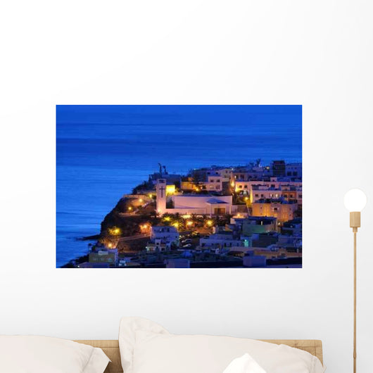 Town Morro Jable Night Wall Decal