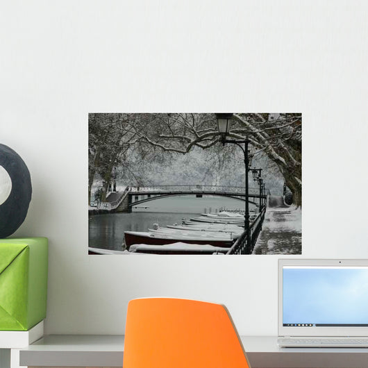 Annecy Bridge Love Wall Decal