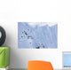 Backcountry Skiing In The Chugach Mountains In Late Winter Wall Mural