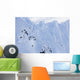 Backcountry Skiing In The Chugach Mountains In Late Winter Wall Mural