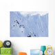 Backcountry Skiing In The Chugach Mountains In Late Winter Wall Mural