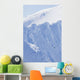Backcountry Skiing In The Chugach Mountains In Late Winter Wall Mural