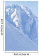 Backcountry Skiing In The Chugach Mountains In Late Winter Wall Mural