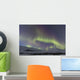 Aurora Borealis At Twilight Above Angelcomb Mountain Wall Mural