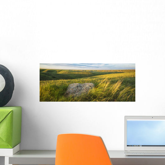Sunset over Coulees and Wall Decal