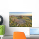 Sunset Over The Rocks At Red Rock Coulee Wall Mural