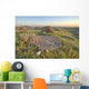 Sunset Over The Rocks At Red Rock Coulee Wall Mural