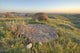 Sunset Over The Rocks At Red Rock Coulee Wall Mural