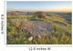 Sunset Over The Rocks At Red Rock Coulee Wall Mural