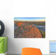 Sunset Over The Rocks At Red Rock Coulee Wall Mural