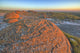 Sunset Over The Rocks At Red Rock Coulee Wall Mural