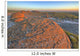 Sunset Over The Rocks At Red Rock Coulee Wall Mural