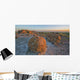Sunset Over The Rocks At Red Rock Coulee Wall Mural