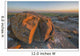 Sunset Over The Rocks At Red Rock Coulee Wall Mural
