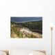 Sunlight Illuminates The Trout River Flows Over Coral Falls Wall Mural
