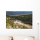 Sunlight Illuminates The Trout River Flows Over Coral Falls Wall Mural
