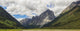 Panoramic Of Mount Harrison Smith In The Cirque Of The Unclimbables Wall Mural