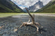 A Clear Stream Flows Into Glacier Lake Wall Mural
