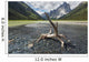 A Clear Stream Flows Into Glacier Lake Wall Mural