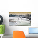 Winter Cold Scenic Landscape Wall Decal Design 2