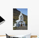 Blue Church Of Seydisfjordur Wall Mural