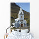 Blue Church Of Seydisfjordur Wall Mural
