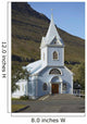 Blue Church Of Seydisfjordur Wall Mural