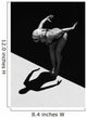 Woman Prepares to Jump Wall Decal 2