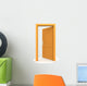 Open Single Orange Door