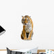 Tigre Assis Sur Son Wall Decal