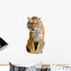 Tigre Assis Sur Son Wall Decal