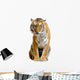 Tigre Assis Sur Son Wall Decal