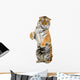 Tiger Standing Its Hind Wall Decal