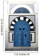 Blue Oriental Doors