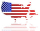 Us map Wall Decal