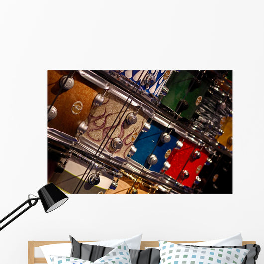 drums of color Wall Mural