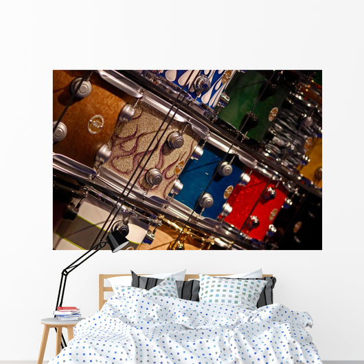 drums of color Wall Mural