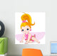 Fairy With Flowers Wall Decal