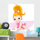 Fairy With Flowers Wall Decal