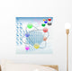 Atomic elements periodic table chemistry design Wall Mural