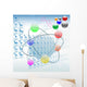 Atomic elements periodic table chemistry design Wall Mural