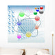 Atomic elements periodic table chemistry design Wall Mural