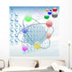Atomic elements periodic table chemistry design Wall Mural
